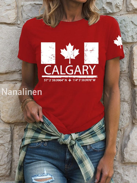 Women’s Calgary Stampede T-shirts Red / S