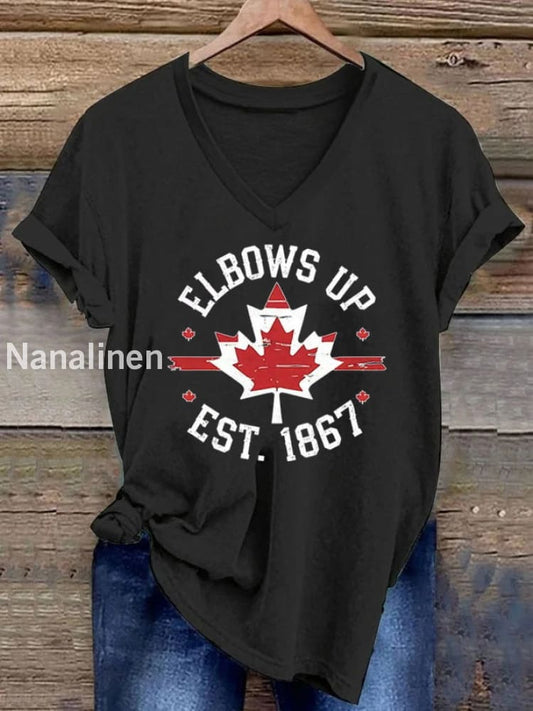 Women’s Canada Never 51 Printed T-Shirts Black / S