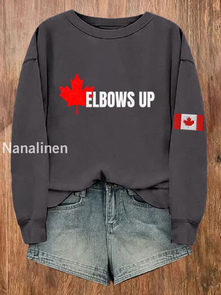 Women’s Canadian Never 51 Printed Sweatshirt Dark Gray / S