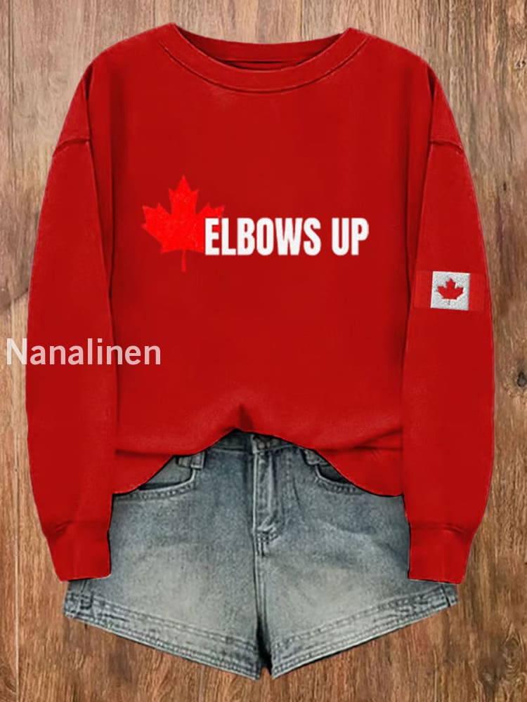 Women’s Canadian Never 51 Printed Sweatshirt Red / S
