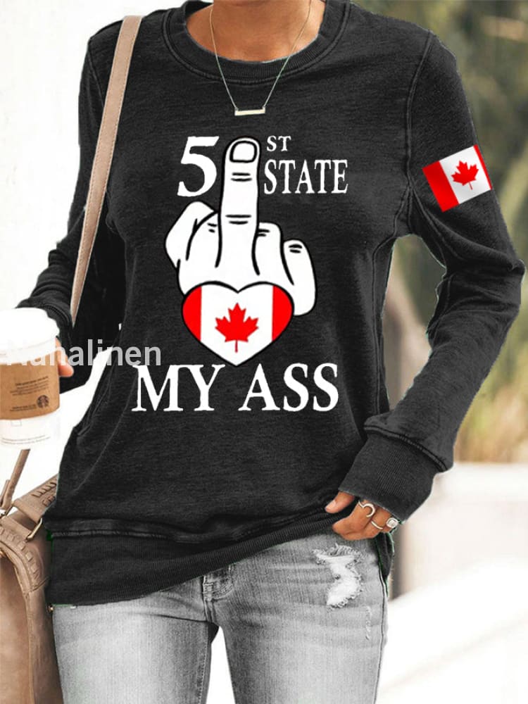 Women’s Defend Canada Sweatshirt Black / S