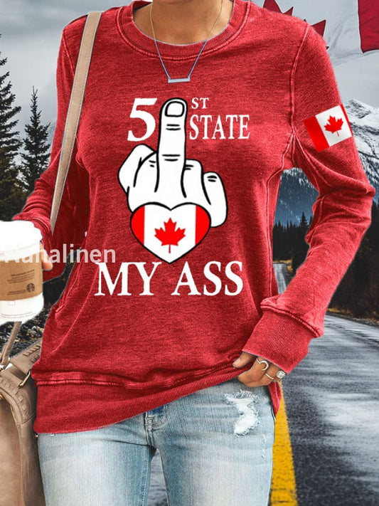 Women’s Defend Canada Sweatshirt Red / S