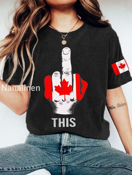 Women’s Defend Canada Tee Black / S