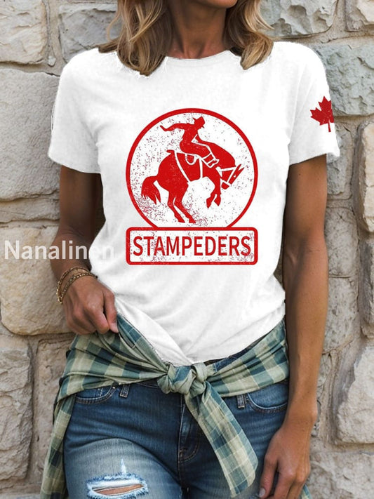 Women’s Stampeders T-shirts White / S